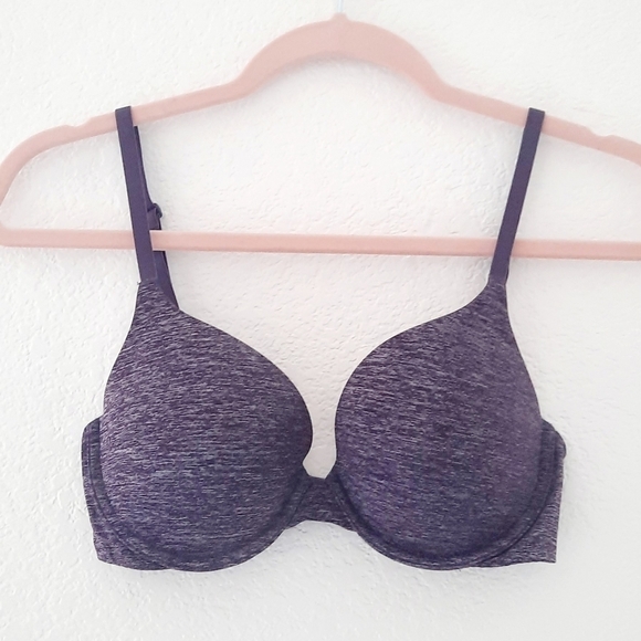 Victoria's Secret Purple Space Dyed Padded Perfect Coverage 32D - Picture 1 of 4